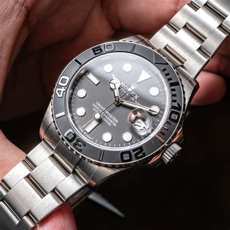 rolex black and gold yachtmaster|rolex titanium yacht master for sale.